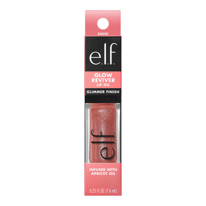 e.l.f. Glow Reviver Lip Oil Glimmer - Princess Cut - 0.25 fl oz