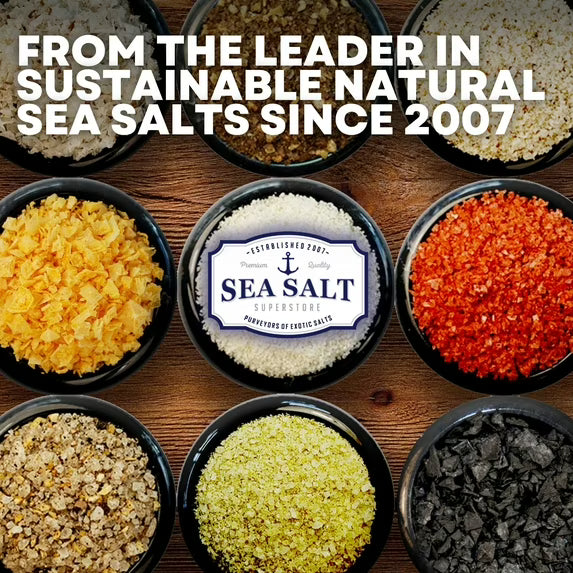 Sea Salt Superstore Fine Grain Cold Smoked Sea Salt over Alderwood Gluten-Free