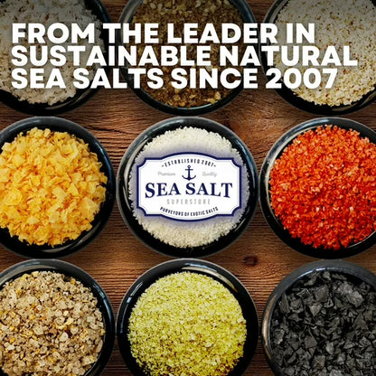 Sea Salt Superstore Fine Grain Cold Smoked Sea Salt over Alderwood Gluten-Free