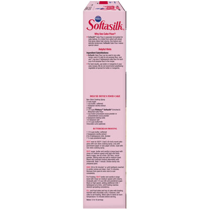 (6 pack) Pillsbury Softasilk Cake Flour, 26 oz Box