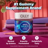 OLLY Men's Multivitamin Gummy, Blackberry, 200 ct.