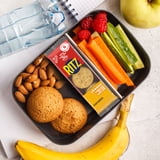 (3 pack) RITZ Cheese Sandwich Crackers, Lunch Snacks, 8 Snack Packs (6 Cracker Sandwiches Per Pack)