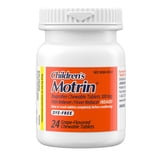 Children's Motrin Dye-Free Ibuprofen Chewable Tablets, Grape, 24 Ct