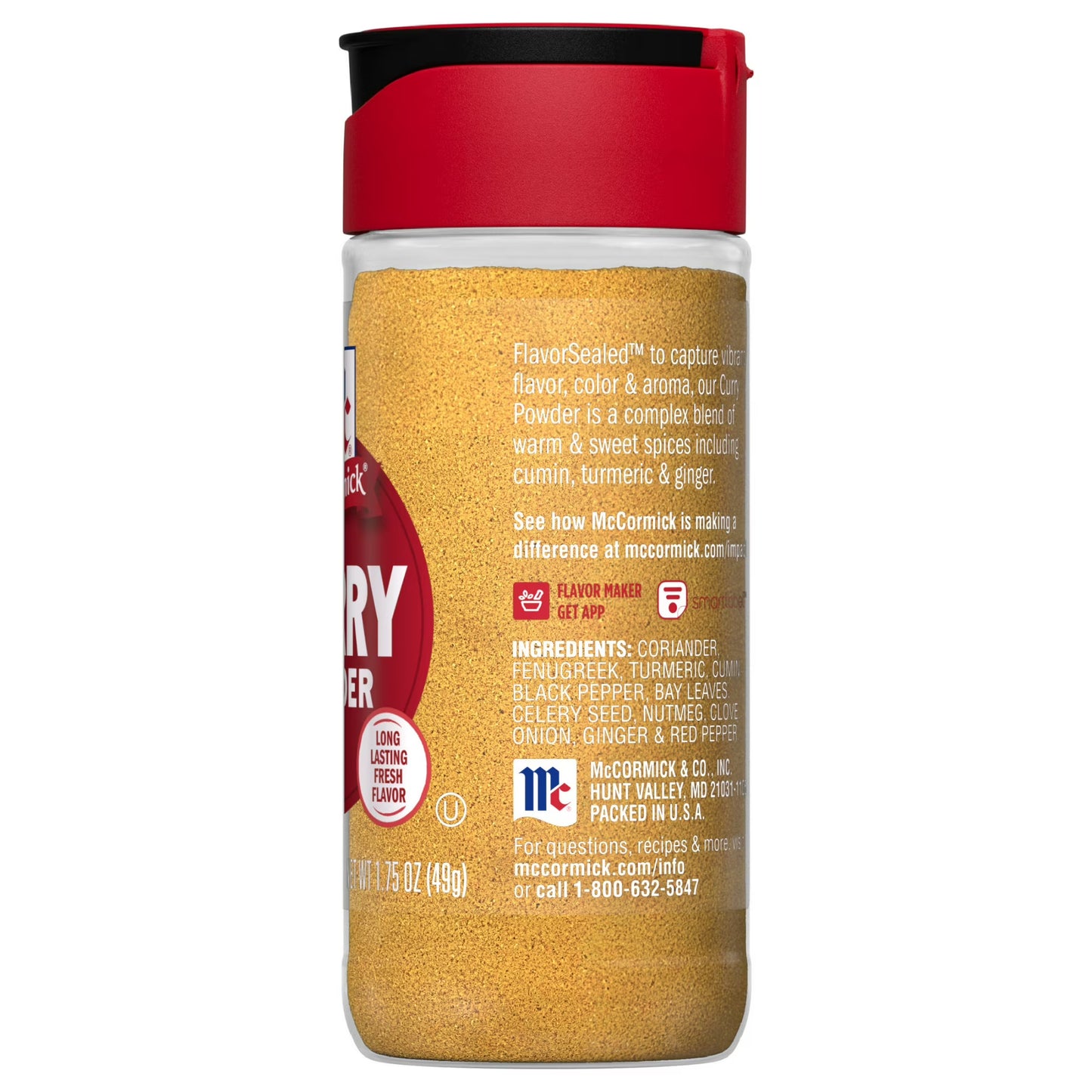 McCormick Kosher Curry Powder, 1.75 oz Bottle
