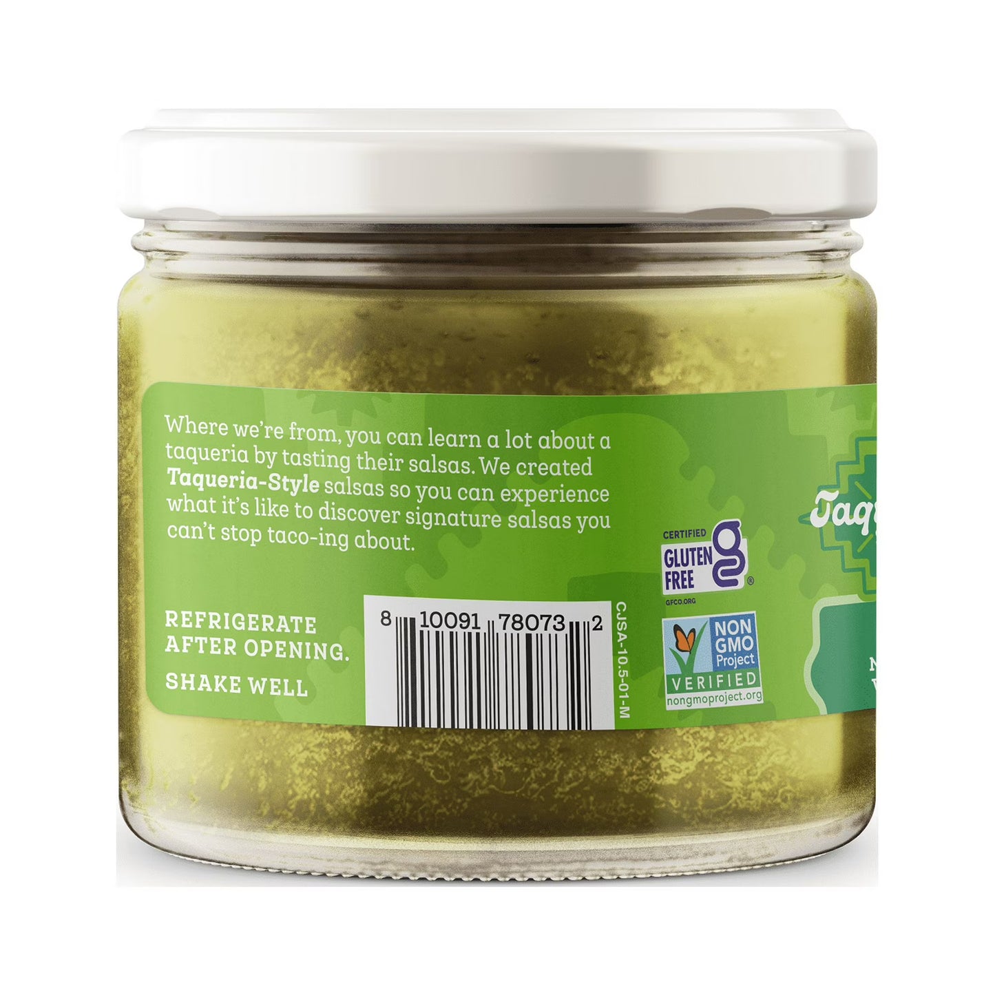 (2 pack) Siete Family Foods, Taqueria Salsa Verde, Cremosa, 10.5 oz