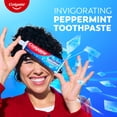 Colgate Max Fresh with Whitening Toothpaste with Mini Breath Strips, Cool Mint Toothpaste for Bad Breath, 6.3 Oz Tube