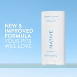 Native Deodorant for Women & Men, Aluminum Free, Powder & Cotton, 2.65 oz
