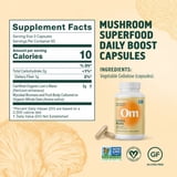 Om Mushroom Superfood Lion's Mane Capsules, 195 ct.