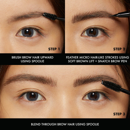 NYX Professional Makeup Lift & Snatch Brow Tint, Brow Pen, Micro Brush, Waterproof, 0.03 fl oz