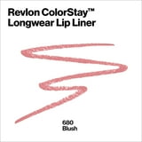 (3 pack) Revlon ColorStay Longwear Lip Liner Pencil, 680 Blush, 0.01 oz