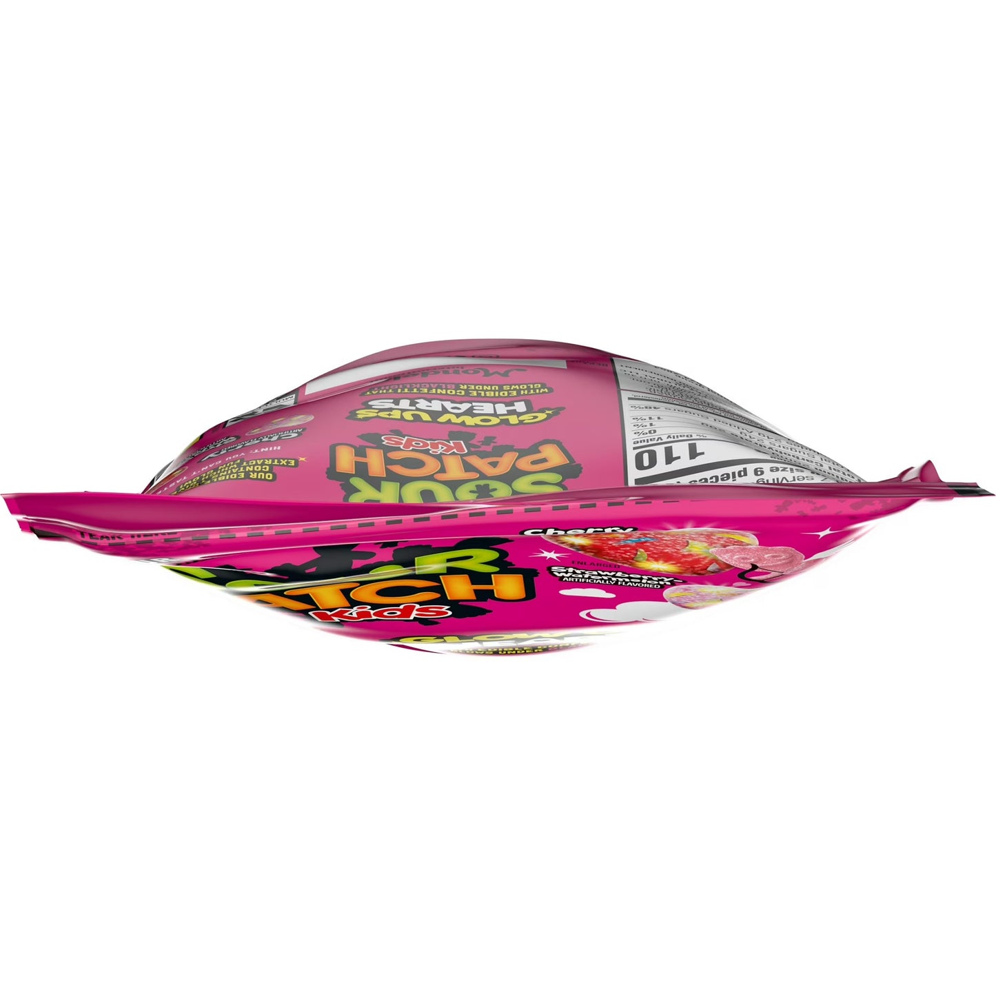 SOUR PATCH KIDS Glow Ups Hearts Soft & Chewy Valentine's Day Candy, 8.4 oz