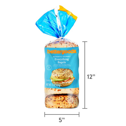bettergoods Everything Bagels, 15 oz, 5 Count