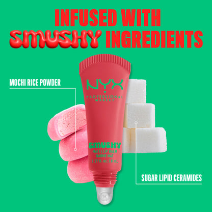 NYX Professional Makeup Smushy Matte Lip Balm, Snuggle SZN, Blush Nude, 0.27 fl oz