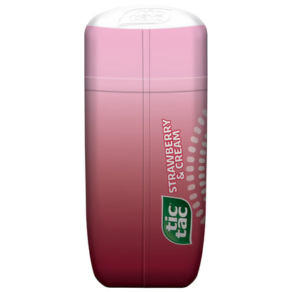 Tic Tac Strawberry & Cream, On-the-Go Pocket-Sized Mints, 200 pieces, 3.4 oz Bottle Pack