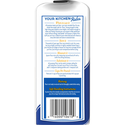 (8 pack) Gold Medal All Purpose Flour, Baking Flour, 5 lb Bag