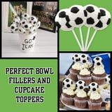 Soccer Ball Lollipops, Birthday Party Candy Favors, 24 Count Box, 10.16 Ounces