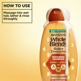 Garnier Whole Blends Honey Treasures Repairing Shampoo, For Damaged Hair, 12.5 fl oz