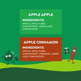 GoGo squeeZ No Sugar Added Apple Cinnamon Apple Applesauce Variety Pouches, 3.2 oz (24 Pack)