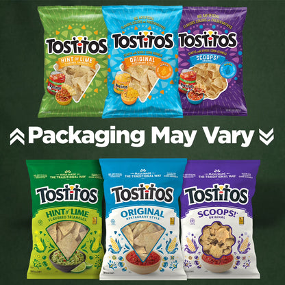 Tostitos Restaurant Style Original Tortilla Chips, 17 oz Party Size Bag
