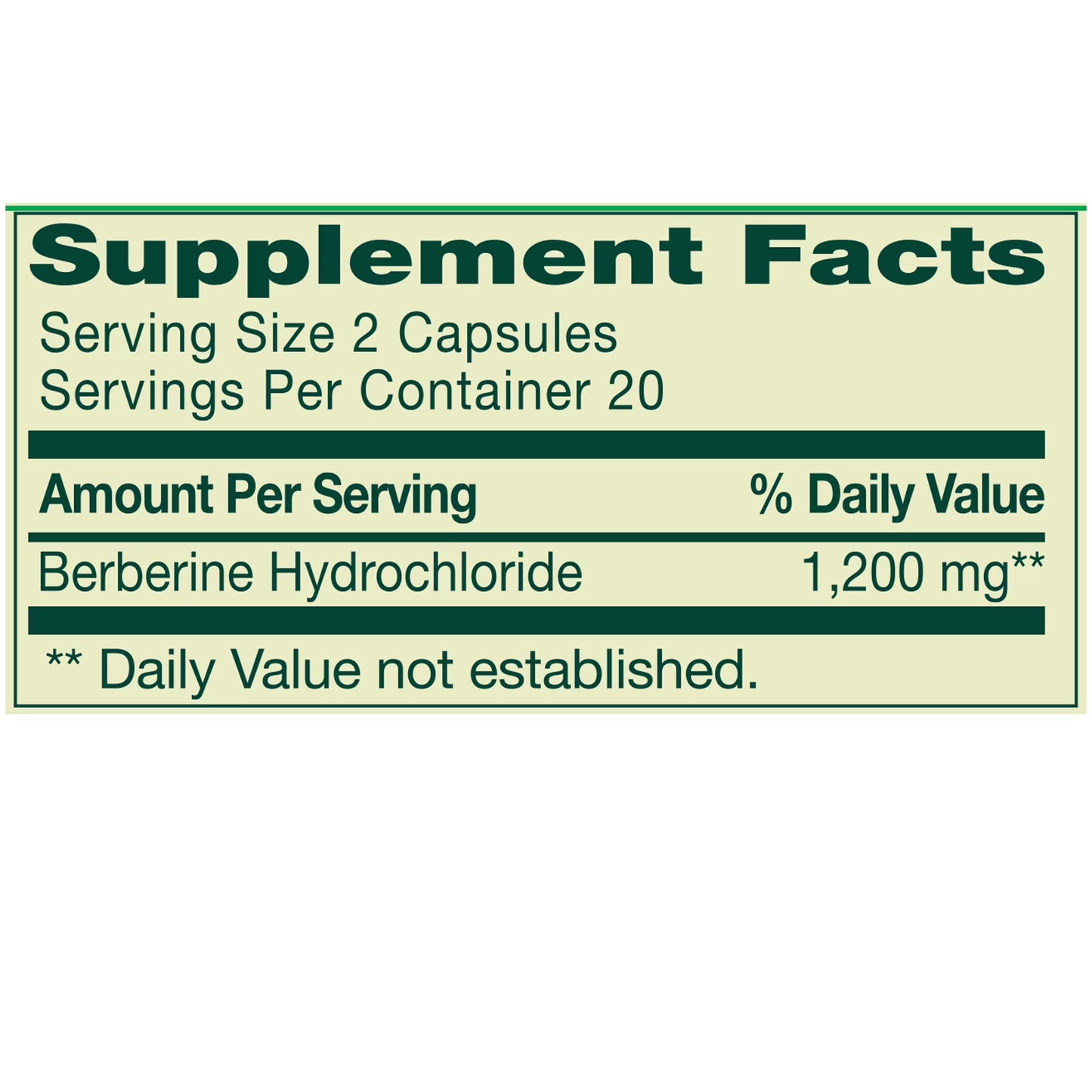 (3 pack) Spring Valley Berberine Metabolism Support Dietary Supplement, 1200 mg, 40 Count