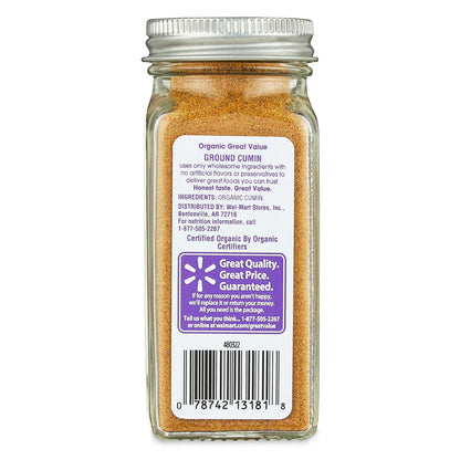 Great Value Organic Ground Cumin, 1.7 oz