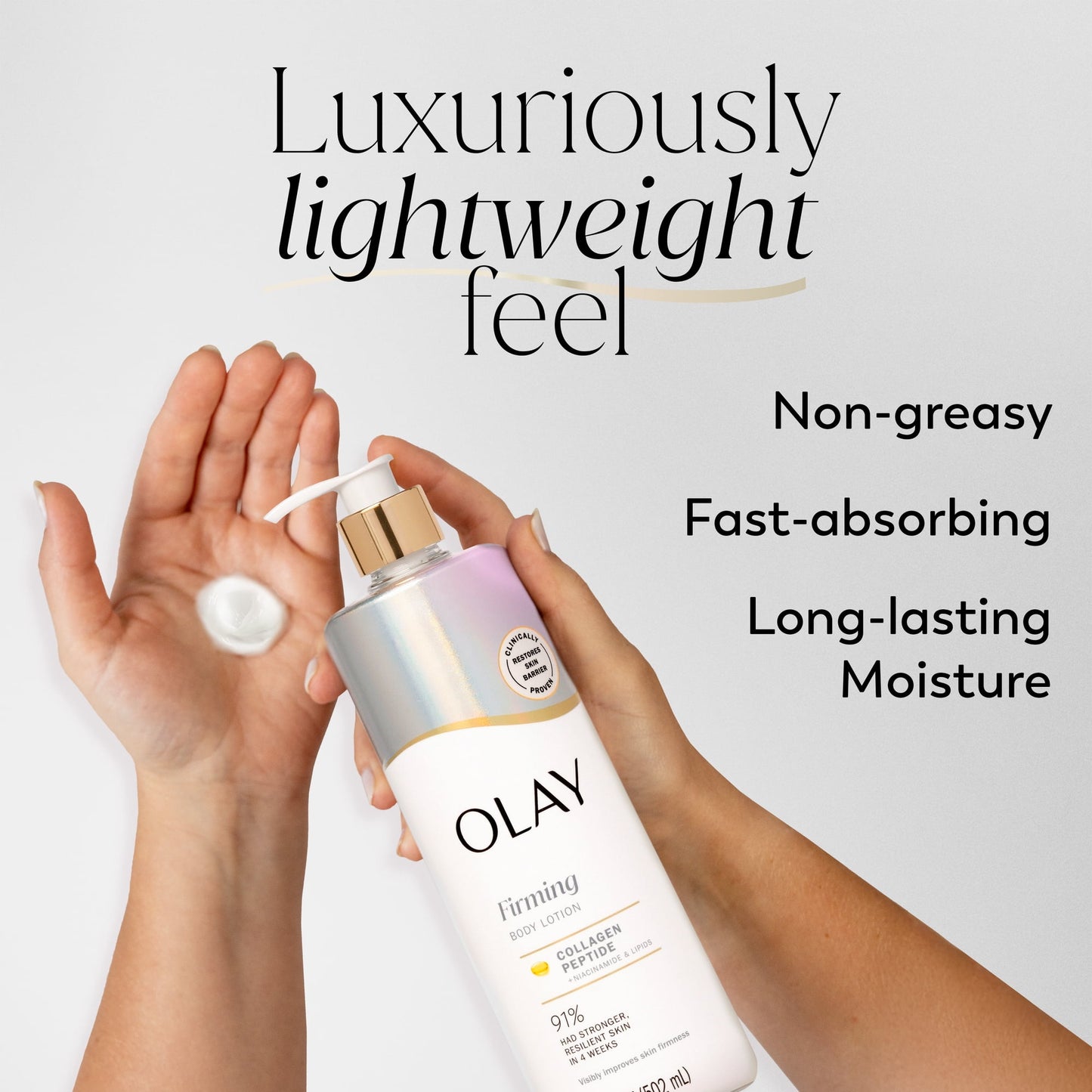 Olay Firming Body Lotion, Hydrating with Collagen, 17 fl oz