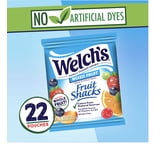 Welch's Fruit Snacks Gluten-Free Mixed Fruit Soft Fruit Snacks, .8 oz, 22 Count