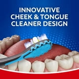 Colgate 360 Floss-Tip Toothbrush Pack, Medium Adult Toothbrushes, 2 Pack