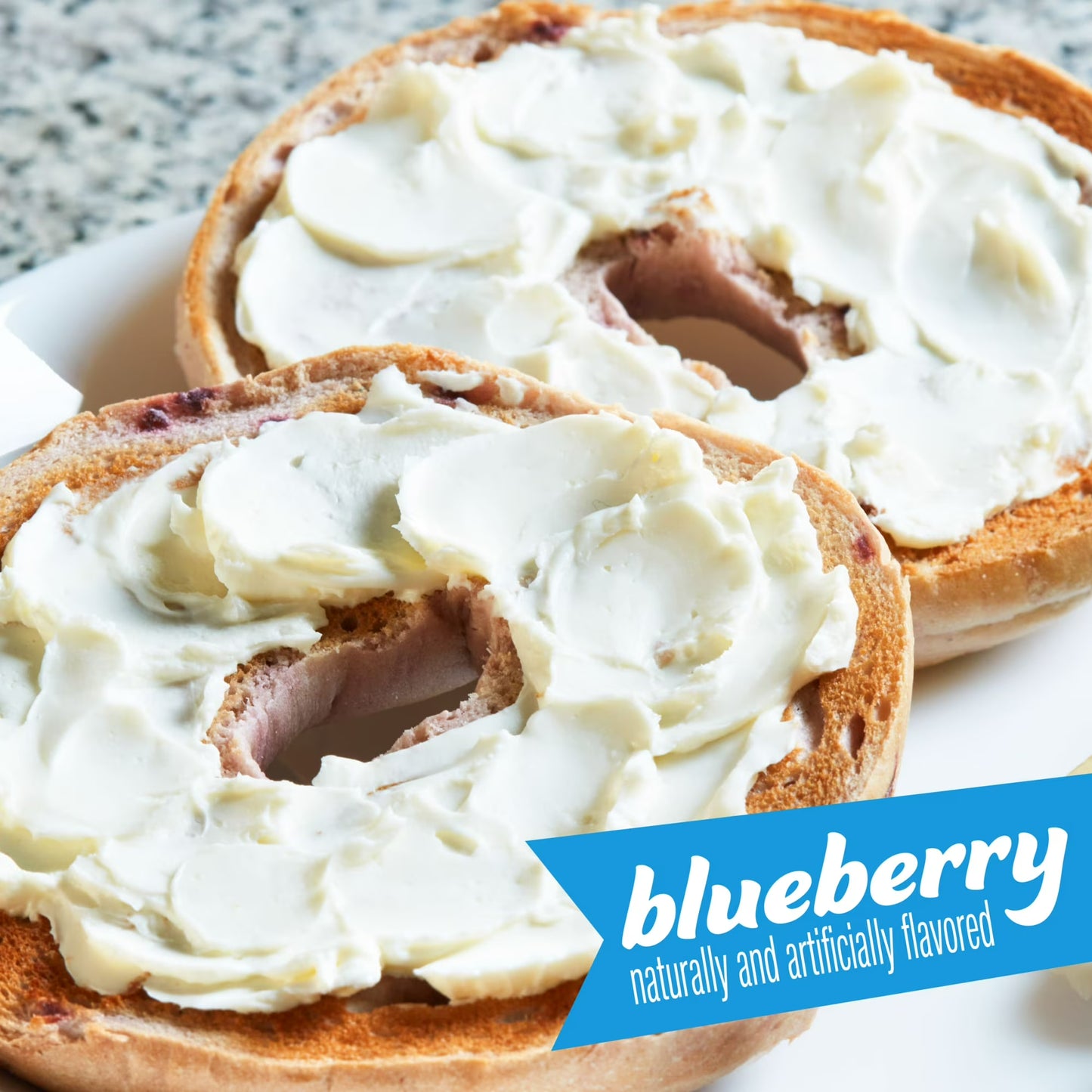Lender's Original Blueberry Bagels, 6 count, Pre-sliced Refrigerated Bagels, 17.1 oz Bag