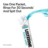 Listerine On-The-Go Cool Mint Alcohol Free Mouthwash Packets, 0.33 fl. oz., 15 Pack