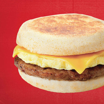 Jimmy Dean Frozen Breakfast Sandwich, Sausage Egg & Cheese English Muffin, 8 Count