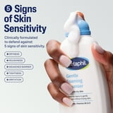 Cetaphil Hydrating Gentle Foaming Face Wash and Cleanser for Sensitive and All Skin Types, 8 oz