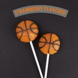 Basketball Lollipops, Birthday Party Favor Candy, 24 Count Box, 10.16 Ounces