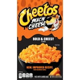 Cheetos Mac N Cheese Pasta with Flavored Sauce Bold & Cheesy Flavor, 5.9 oz Box
