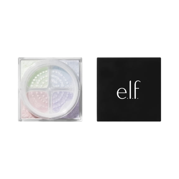 e.l.f. Set It Bright Correcting & Brightening Setting Powder Quad, Light, 0.37 oz