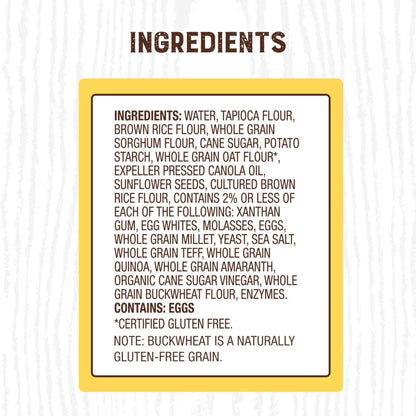 Canyon Bakehouse Ancient Grain Gluten Free Bread, 100% Whole Grain Sandwich Bread, Fresh, 15 oz