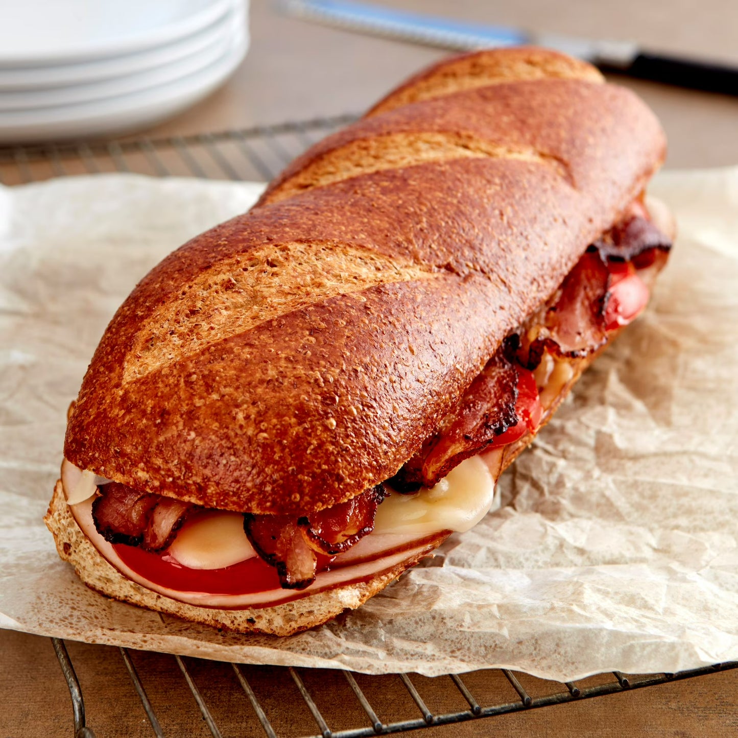 Freshness Guaranteed Wheat Bakery French Bread Loaf, 13 oz, 1 Loaf