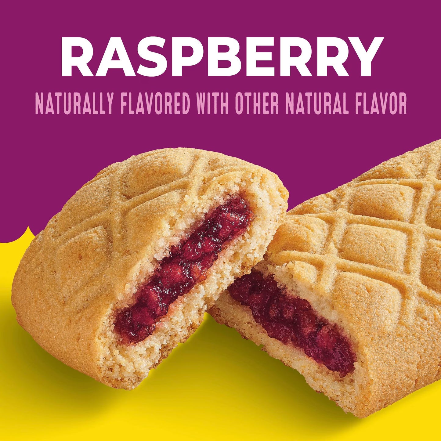 Mott's Soft Baked Apple Filled Bars, Raspberry Flavor Snacks, 5 Count, 6.55 oz