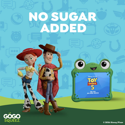 GoGo squeeZ No Sugar Added Apple Banana Applesauce Variety Pouches, 3.2 oz (10 Pack)