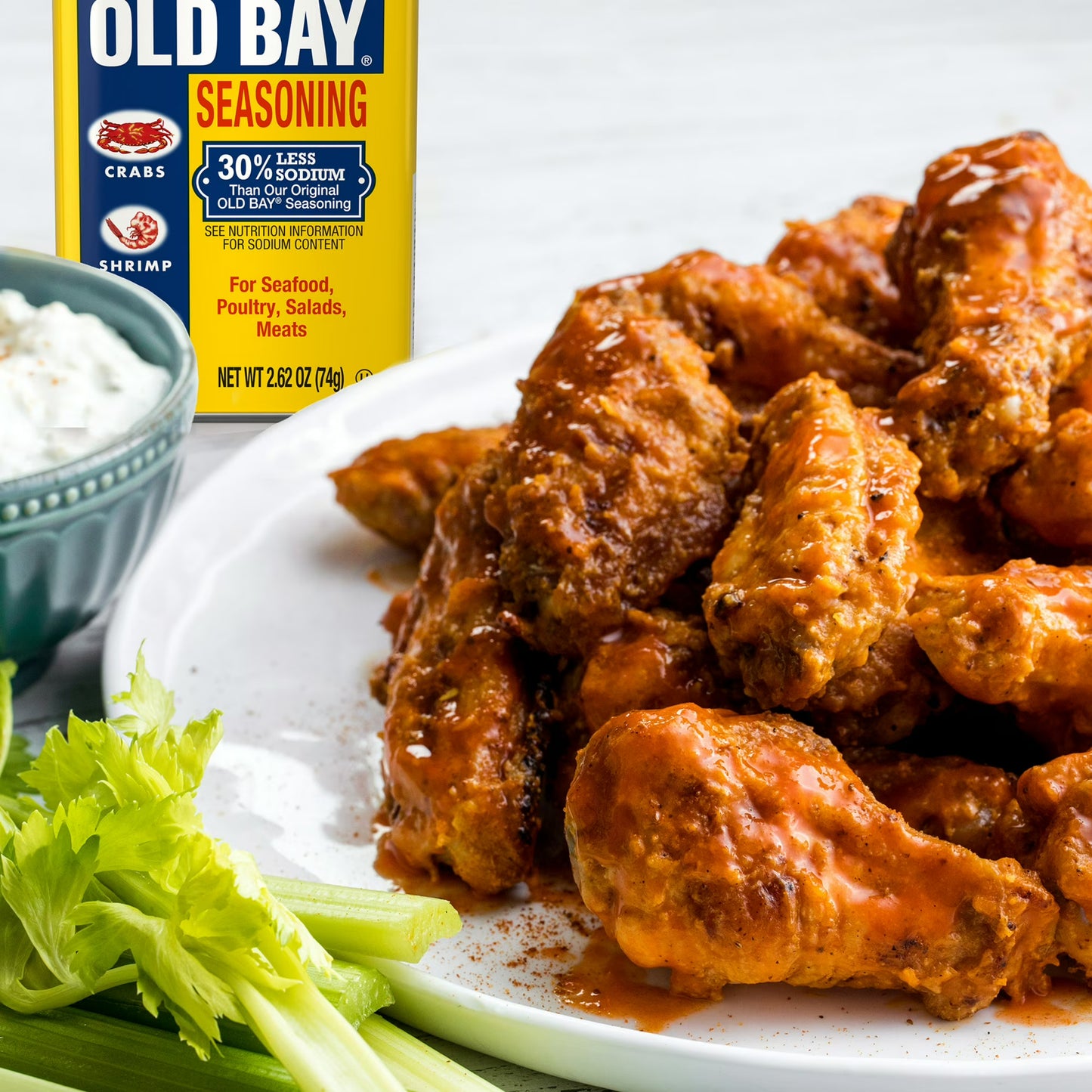 OLD BAY Kosher Less Sodium Seasoning, 2.62 oz Can
