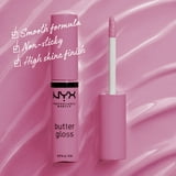 NYX Professional Makeup Butter Gloss, Non-Sticky Lip Gloss, Eclair, 0.27 Oz