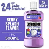 Listerine Total Care 500ml Mouthwash & Total Care Kids Berry 500ml Mouthwash
