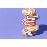 Creamy Delight Mixed Fruit Hard Candies, Strawberry, Blackberry, Peach Flavors, Individually Wrapped, 2 Pack, 4.5 oz Bags