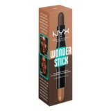 NYX Professional Makeup Wonder Stick Contour Stick, 2-in-1 Highlight and Contour, Deep, 0.14 oz
