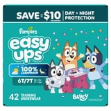Pampers Easy Ups Bluey Potty Training Pants Size 6T7T, 42 Count (Select for More Options)