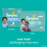 Pampers Complete Clean Baby Fresh Baby Wipes 3-Pack 216 Wipes (Select for More Options)