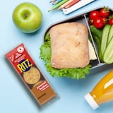 (3 pack) RITZ Peanut Butter Sandwich Crackers, Lunch Snacks, 1.38 oz Snack Pack