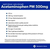 Member's Mark Extra Strength Acetaminophen PM Gelcaps, 375 ct.