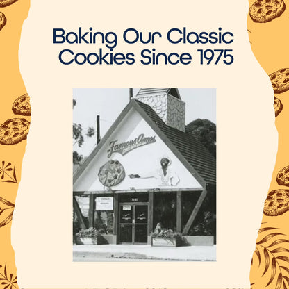 Famous Amos Classic Chocolate Chip Cookies, Bite-size cookies, Sweet Treats, 30 Pack Box, 1 oz Bag