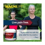 MagniLife Leg & Back Pain Relief Cream, for Fast Relief of Lower Back, Buttocks & Leg Pain, 4 oz